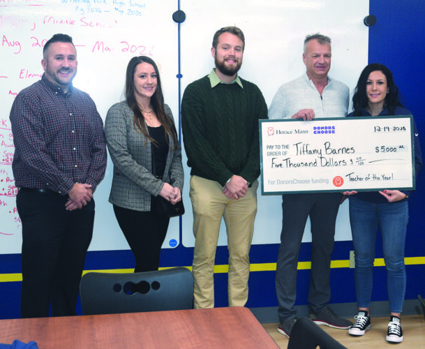 West Virginia Teacher of the Year, Wheeling Middle’s Tiffany Barnes, Receives $5,000